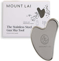 Mount Lai Stainless Steel Gua Sha Facial Tool – The Element of Refinement – Professional Grade Steel Face Sculpting Tool for Lymphatic Drainage, Puffiness Reduction & Refined Results-Ruum Studio Home