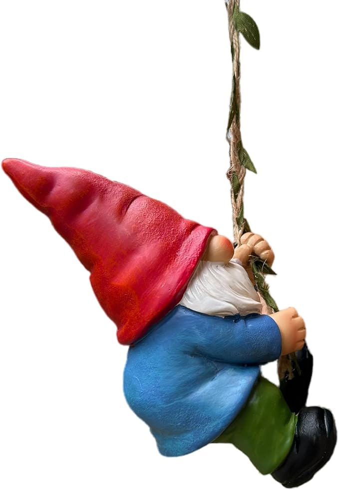 Hanging Gnome Garden Statue Decoration,Climbing Gnomes Statue Figurine Ornament for Indoor Outdoor Home Garden Decor-Ruum Studio Home