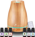 Diffuserlove Essential Oil Diffuser 200ML Aroma Diffuser Mist Humidifiers with 7 Color LED Lights, Auto Shut-Off Function for Bedroom Office Room House-Ruum Studio Home