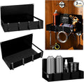 3 Pack Magnet Garage Organizer Magnetic Spice Rack for Refrigerator 20 lb Capacity Shelf Hanging Heavy Duty Magnetic Fridge Side for Organize Garage Tools(Black)-Ruum Studio Home
