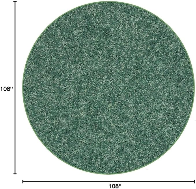 KOECKRITZ Soft and Colorful Kids Classroom Area Rugs (Passes Flammability Pill Test) Many Sizes and Bright Colors to Select from (9' Round, Froggy)-Ruum Studio Home