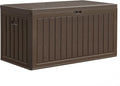 YITAHOME 90 Gallon Double-Wall Deck Box with Side Handles, Outdoor Large Storage for Patio Furniture Cushions, Garden Pool Accessories, Water Resistant & Lockable-Ruum Studio Home
