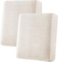 H.VERSAILTEX Super Stretch Individual Seat Cushion Covers Sofa Covers Couch Cushion Covers Slipcover Sets Thick Jacquard Textured Twill Fabric (2 Piece Medium Sofa Cushion Covers, Ivory)-Ruum Studio Home