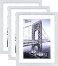 VCK 18x24 Poster Frames 3 Pack White MDF Wood and Polished Plexiglass Frame,Display Pictures in Horizontal and Vertical…-Ruum Studio Home