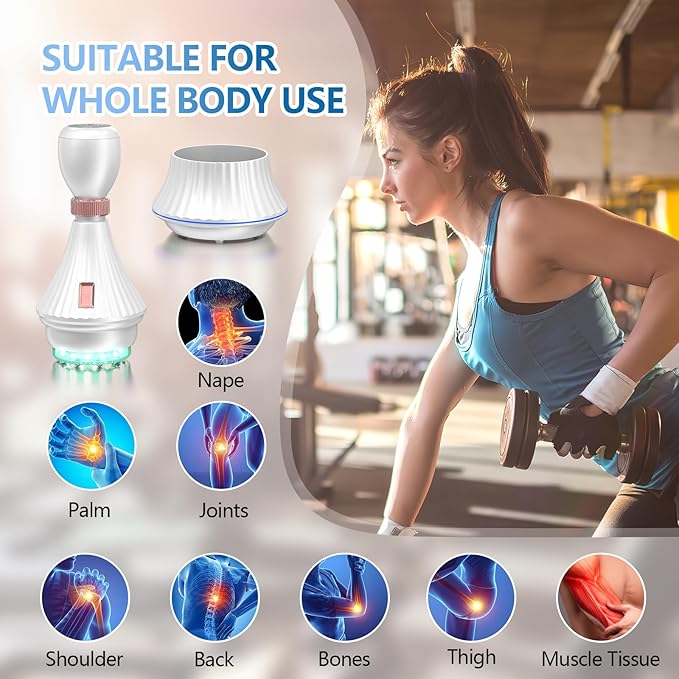 KTS Smart Cupping Therapy Set with Clean Base, 4-in-1 Electric Cupping Therapy Massager, Multi-Function Vacuum Therapy for Pain Relief, Blood Circulation-Ruum Studio Home