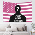 Custom Tapestry For Wall Bedroom Custom Backdrop Personalized Image Text Photo Customized Funny Tapestry Banners And Signs Mother's Day Vertical Tapestrys-Ruum Studio Home