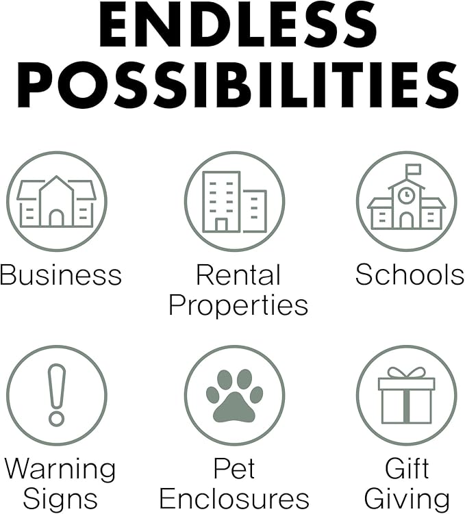 Rustic Custom Metal Sign - Custom Sign for Indoor or Outdoor Use (Rustic Tan Border)-Ruum Studio Home