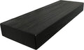 joelsantiques 24 Inch Wooden Floating Shelves for Wall - 24x6x2 in - Made of Natural Wood - Short Heavy Duty Rustic Wall Shelves for Bedroom - Perfect for Bathroom, Kitchen - Black-Ruum Studio Home