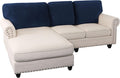 PrinceDeco Sectional Couch Covers Velvet Cushion Covers for Sectional Couch Cushion Covers for Sectional Sofa Separate Sectional Sofa Slipcovers Washable(1 Chaise Back+ 2 Sofa Back,Navy)-Ruum Studio Home