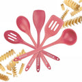 Starpack 'Stir & Serve' Silicone Cooking Utensils Set (5 Pcs) - Kitchen Utensils Set Heat Resistant to 600°F - Kitchen Utensils for Nonstick Cookware - Silicone Utensil Set for Mixing & Cooking-Ruum Studio Home