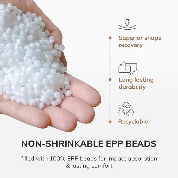 Anji Mountain 20"x20"x20" Handmade & Handcrafted Ottoman Pouf Comfortable Pouf Ottoman Foot Rest & Home Décor Accent for Living Room, Bedroom, Nursery, Kids Room, Patio-Ruum Studio Home