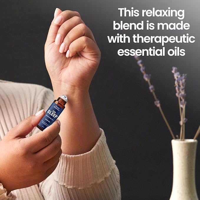 Zen Sleep Essential Oil Roll-On 10 ml - Calming Blend for Serenity & Deep Sleep - Easy-to-Use Roller Ball - Nexon Botanics-Ruum Studio Home