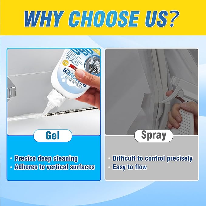 AstraVox Home Remover Gel, Washing Machine Cleaner for Washing Machine Seal, Front Load Washer, Refrigerator Strips, Tile, Home Kitchen Sinks, Toilet, Bathroom-Ruum Studio Home