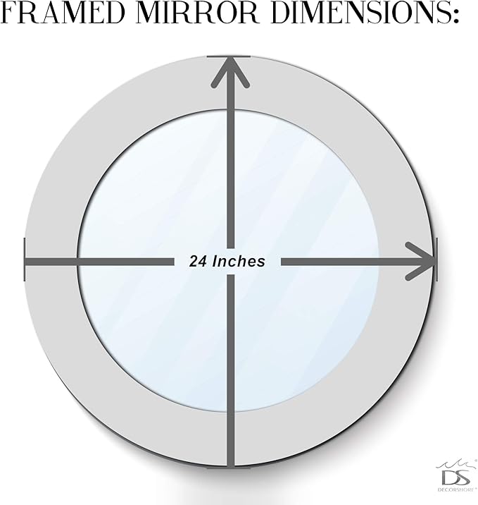 Bohemian Rainbow Wall Mirror -Glass Mosaic Mirror Decorative Wall Mirror, Multi Color Spectrum Wall Mountable, 24" Multi-Color Round Framed Mirror-Ruum Studio Home