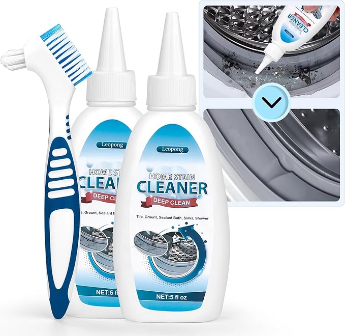 Home Cleaner Gel, Cleaner for Washing Machine, Refrigerator Strips, Household Shower, Kitchen Sinks, Walls, Tiles, Bathrooms- 10 fl oz-Ruum Studio Home
