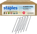 Sandbaggy 6 inch Landscape Sod Staples (9 Gauge Steel) ~ Great for Hard Soil - 20% Thicker Than Competition - Trusted by Farmers & Contractors Across USA (200 Staples)-Ruum Studio Home
