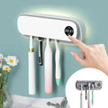 BlueBark UV Toothbrush Holders for Bathrooms, Air DryingHolder Smart Home Bathroom Accessories, Timer Function & 5 Toothbrush Slots, Toothbrush Holder Wall Mounted with Replaceable Slot-Ruum Studio Home