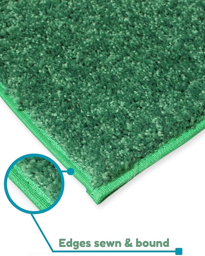 KOECKRITZ Soft and Colorful Kids Classroom Area Rugs (Passes Flammability Pill Test) Many Sizes and Bright Colors to Select from (9' Round, Froggy)-Ruum Studio Home