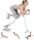 WONDER CORE Pro Max, Ab Machine for Stomach Workout, Ab Workout Equipment for Home Gym, Ab Trainer, 4-in-1 Exercise Equipment: Rowing Machine, Leg Press Machine, Ab Glider Machine, Roman Chair-Ruum Studio Home