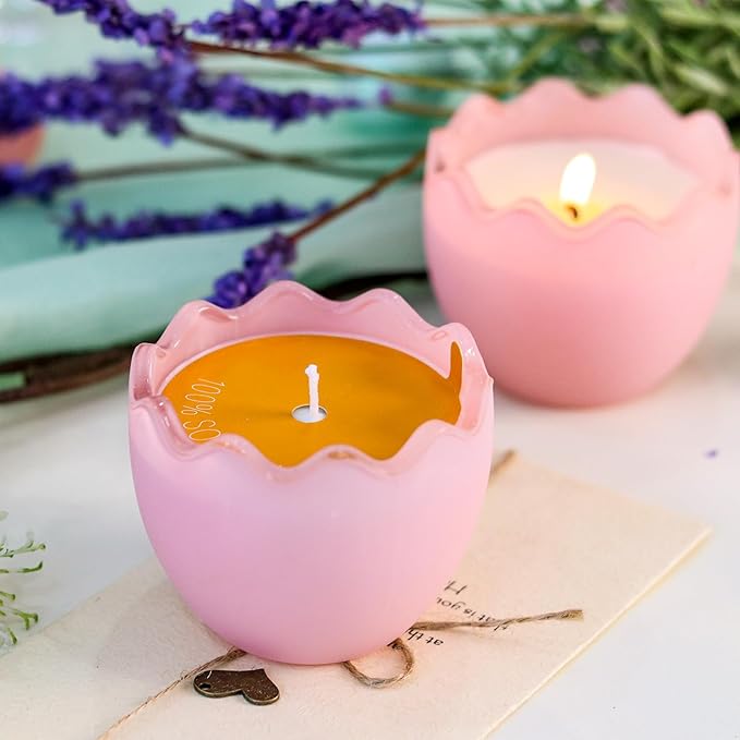 Spring Candle Decoration for Table Centerpieces, Bunny Lavender Scented Candle, Spring Home Decor, Indoor Easter Gift for Women-Ruum Studio Home