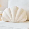 Beige Seashell Throw Pillows, Shell Shaped Throw Pillows, 13 Inch Soft Home Decorative Pillow Plush Cushion for Bed Couch Living Sofa Room Decor Accent Throw Pillow-Ruum Studio Home