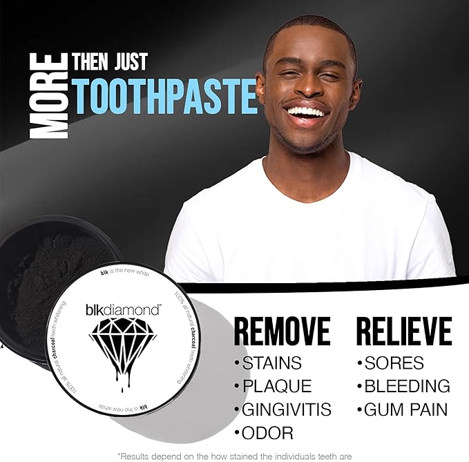 Premium Activated Charcoal Natural Coconut Teeth Whitening Powder - Safe for Enamel to get a Whiter and Brighter Smile - Organic Toothpaste Detoxifier-Ruum Studio Home