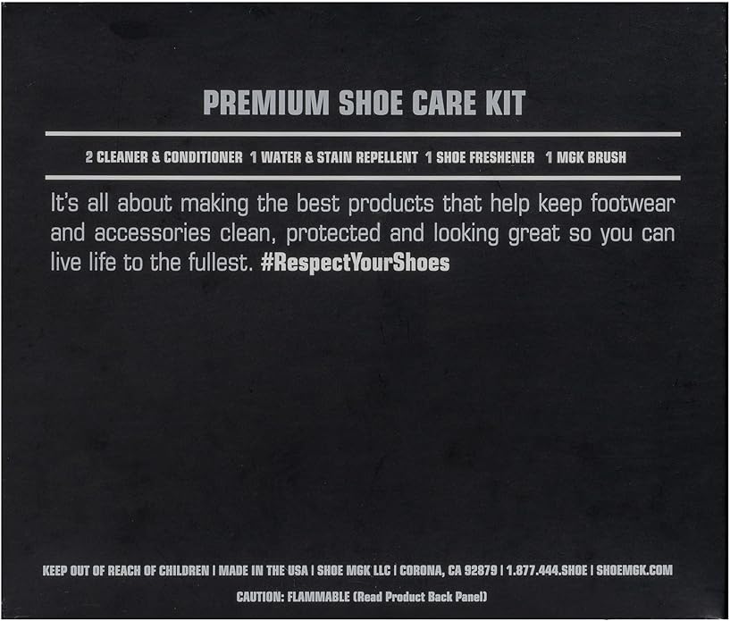 MGK Complete Kit: Shoe Cleaner, Care, Water & Stain Protection - Revitalize, Shield, and Freshen Sneakers, Leather, and Dress Shoes With Deodorizer-Ruum Studio Home