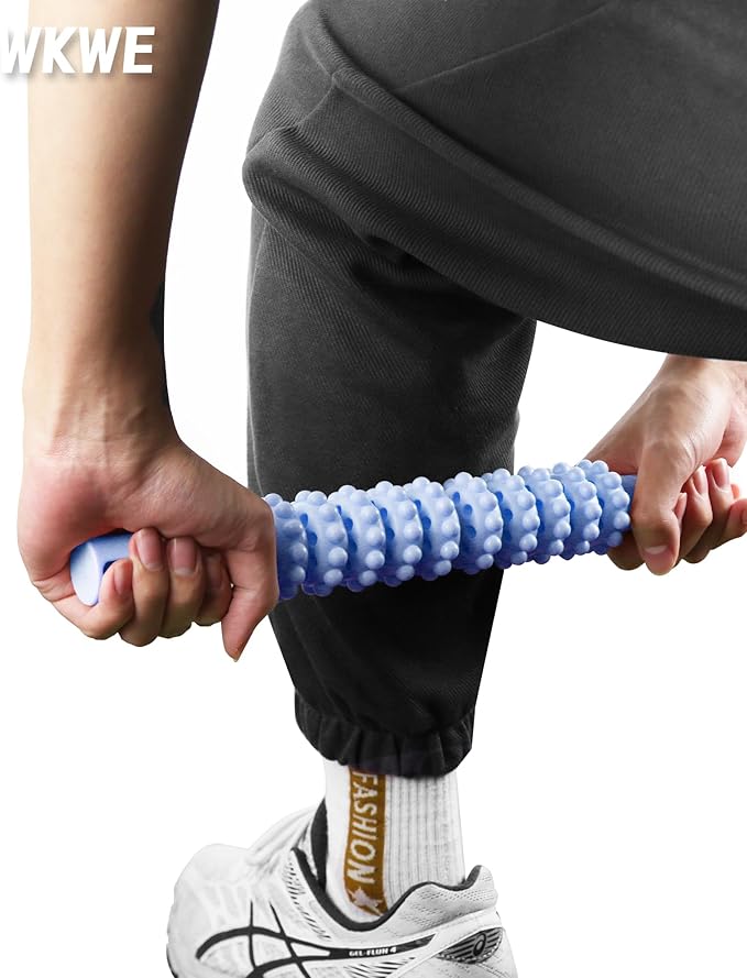 Muscle Roller Stick with Trigger Points - Bendable Body Massage Stick to Help Legs, Back, Neck Recovery, Relief Muscle Soreness, Cramping and Tightness-Ruum Studio Home