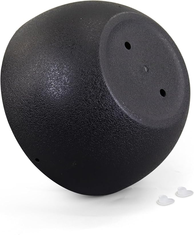 12 inch Large Hanging Planters for Indoor Outdoor Plants, 2 Pack Hanging Flower Pots with Drainage Holes and Chain for Garden Porch Plants, Plastic Hanging Baskets for House Plants, Black-Ruum Studio Home