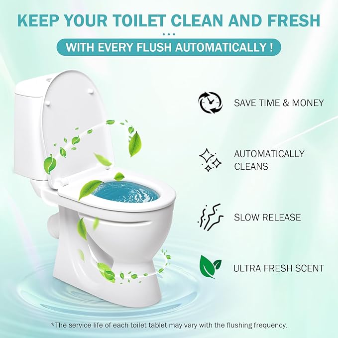 Toilet Cleaner,2025 New Toilets Bowl Cleaning, Long-Lasting Fresh Scent, Automatic Refreshes Toilets, Long-Lasting Bowl Cleaner Fresh Scent-Ruum Studio Home
