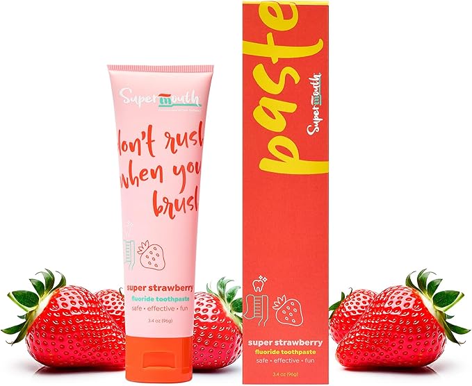 Fluoride Toothpaste - Adults & Kids, Fights Cavities, Whitens, Nano Hydroxyapatite, Dentist Developed, Safe Clean Ingredients, Gentle on Sensitive Teeth, Vitamins D3 & K2, 4 Tasty Flavors-Ruum Studio Home