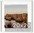 HAUS AND HUES White Square Frame Set of 1-20x20-Ruum Studio Home