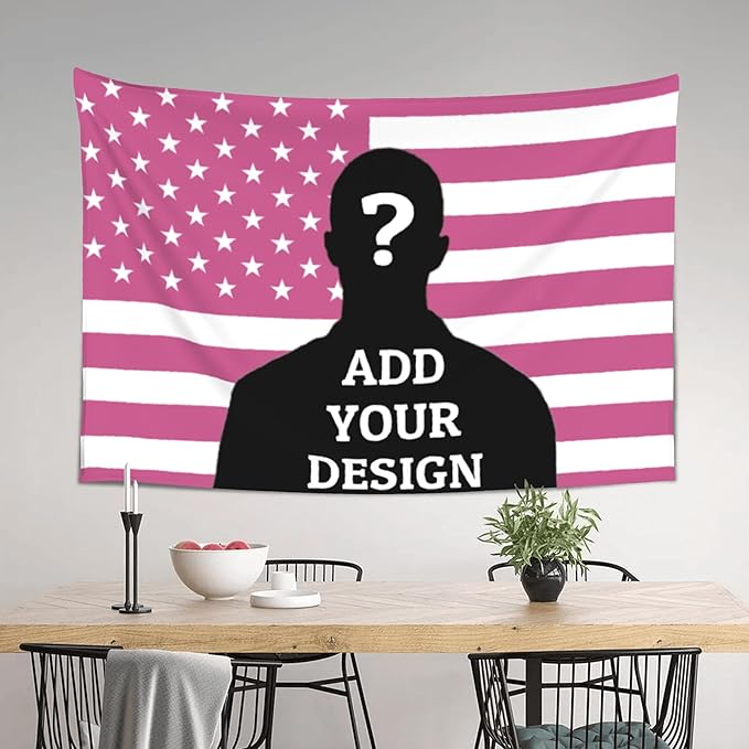 Custom Tapestry For Wall Bedroom Custom Backdrop Personalized Image Text Photo Customized Funny Tapestry Banners And Signs Mother's Day Vertical Tapestrys-Ruum Studio Home