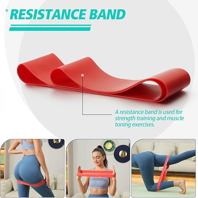 5-in-1 Foam Roller Set, Massage Roller Stick, Massage Ball, Resistance Band for Deep Muscle Massage, Trigger Point Release, Pilates, Yoga (Blue-Wave)-Ruum Studio Home