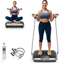 Vibration Plate Exercise Machine - 180 Speeds & 300 lb Capacity, Full Body Workout Vibration Platform with Remote Control for Lymphatic Drainage, Weight Loss & Toning-Ruum Studio Home