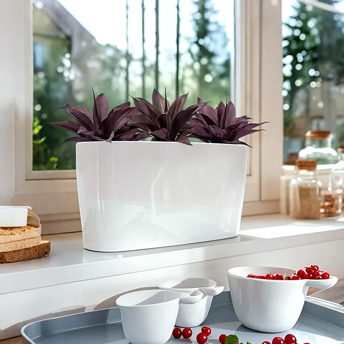 Fake Plants Artificial Agave Plants Indoor，UV Resistant Fake Agave Planters Outdoor Decorating Artificial Plants for Outdoors Decor Agave (2Pack,12.6'Purple) Spring Decorations for Home-Ruum Studio Home