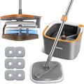 Mop and Bucket, Spin Mop with Separate Dirty Water System, Deep-Cleaning Mops for Floors, Versatile Mops for Walls-Ruum Studio Home