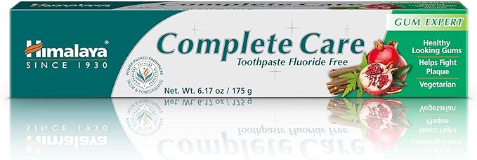 Himalaya Complete Care Toothpaste, Fluoride Free to Reduce Plaque and Brighten Teeth, 6.17 Oz-Ruum Studio Home