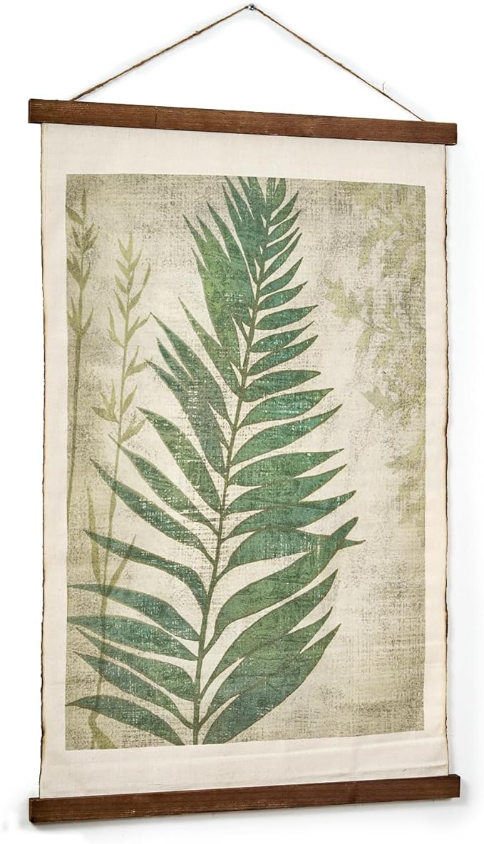 American Art Decor Leaf Wall Scroll Tapestry with Rope-Ruum Studio Home