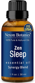 Zen Sleep Essential Oil Blend 30 ml - Lavender & Rosemary Relaxing Oil for Diffusers & Humidifiers - Calming Aromatherapy for Peaceful Sleep - Nexon Botanics-Ruum Studio Home