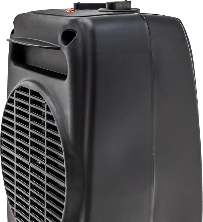 Electric Ceramic Portable Space Heater with Thermostat and Fan, Built-in Overheat Sensor, and Safety Tip-Over Switch, ST-MTPTC113-Ruum Studio Home