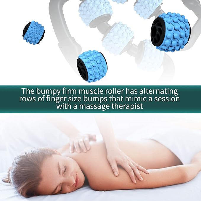 Cellulite Massage Tool Deep Fascia Massager & Dimpled Skin Remover for Legs - Anti-Cellulite Roller Tech with Lymphatic Drainage, Smooth Skin & Pain Relief for Thighs & Buttocks Sculpting-Ruum Studio Home