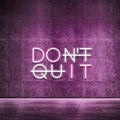 Don't Quit LED Neon Sign for Wall Decor, DO IT Neon Lights Party Decorations, USB Powered Switch Lighting Adjustable for Office, Gym, Man Cave, Gamer Room Decor-Ruum Studio Home