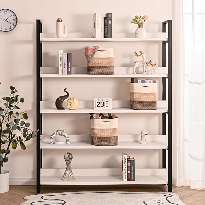 11 Inch Cube Storage Bins, Storage Cube Organizer Bins, Woven Cotton Rope Baskets for Storage, Storage Basket for Organizing Shelves, Square Baskets for Toys, Gradient Brown (Pack of 3)-Ruum Studio Home