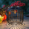 Solar Yard 1-Pack Outdoor Solar Lamp, Water-Resistant Lights for Outside Hanging Lantern Table Lamp Lights Decoration for Garden, Yard, Patio, Porch, Trees, Pathway, Black-Ruum Studio Home