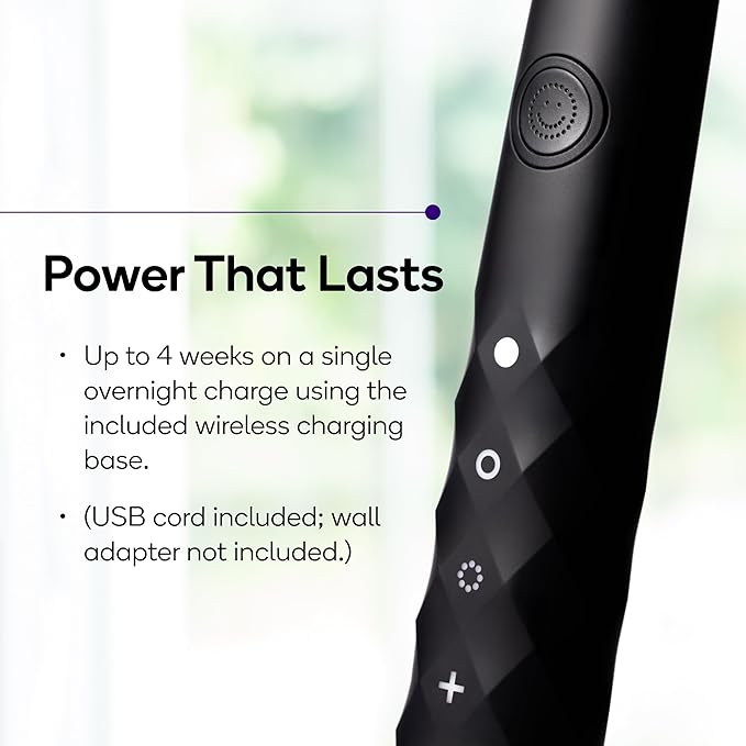 Burst Original Sonic Electric Toothbrush for Adults (Black) | Soft Bristle Deep Clean Stain & Plaque Removal | 3 Modes: Teeth Whitening, Sensitive & Massage-Ruum Studio Home