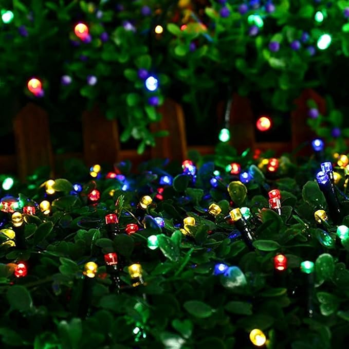Dazzle Bright Multi-Colored Christmas String Lights, 82ft 1000 LED Waterproof Green Wire Fairy Lights with 8 Modes, Outdoor Lights for Xmas Tree Holiday Wedding Party Christmas Decorations-Ruum Studio Home