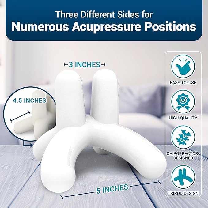 Dr. Berg Body, Neck & Back Self-Massage Tool - Comes with an Instructions Manual & Access to How-to Online Videos-Ruum Studio Home