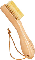 BFWood Laundry Stain Brush, Natural Soft Boar Bristles, Removes Tough Stains from Delicate Fabrics Like Knits, Cotton, and Linens, Gentle on Fabrics, No Damage-Ruum Studio Home
