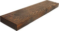 joelsantiques Floating Shelf, Wood Wall Shelf, Natural Wooden Home Decor for Bathroom Kitchen Bedroom, Hanging Mounted Invisible Bracket (Medium Brown, 7" Deep x 36" Wide)-Ruum Studio Home